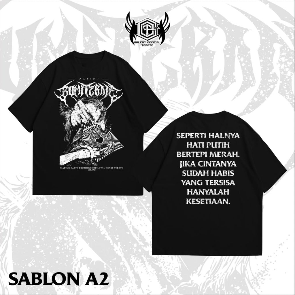 Kaos Bumi Terate T-shirt SH Terate Kata kata Kaos PSHT Terate Terlaris Kaos SH Terate