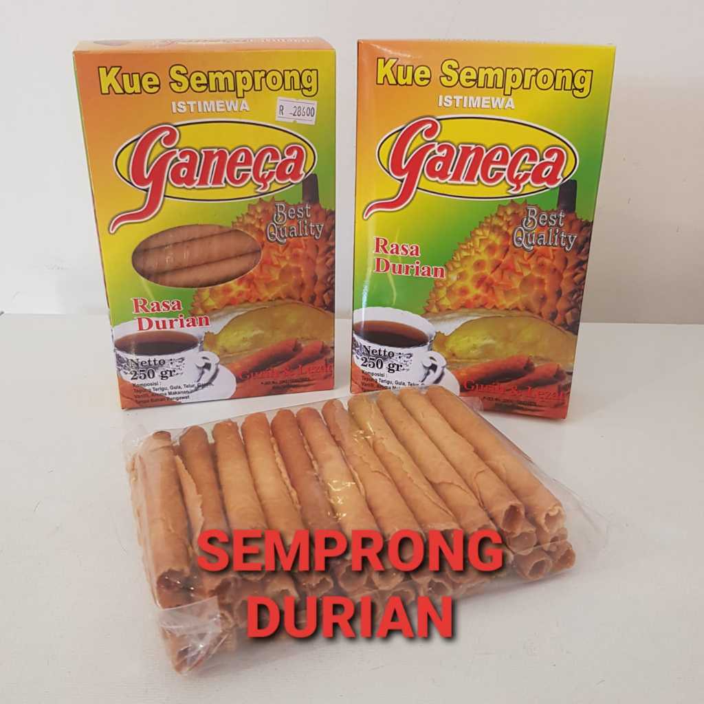 

Ganeca Semprong Rasa Durian 250 gr