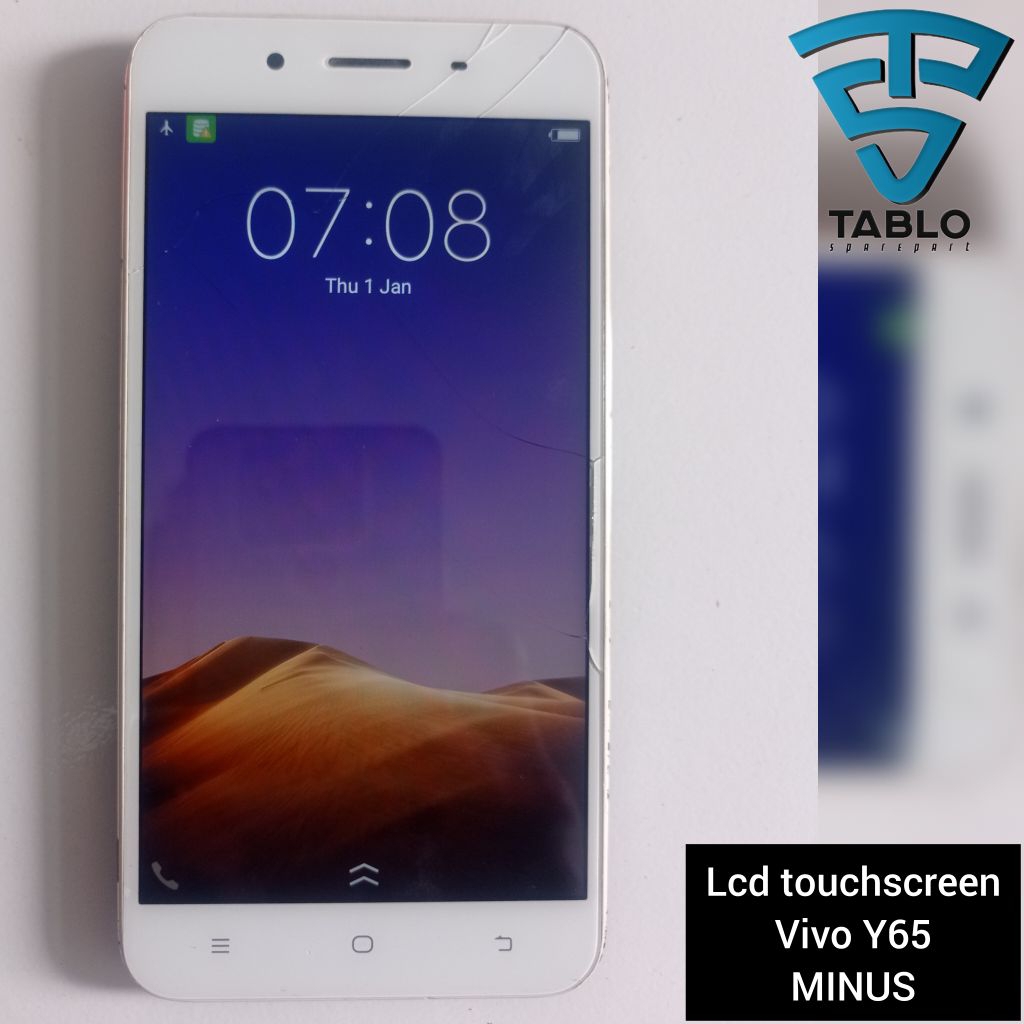 Lcd touchscreen frame vivo y66 y65 retak normal