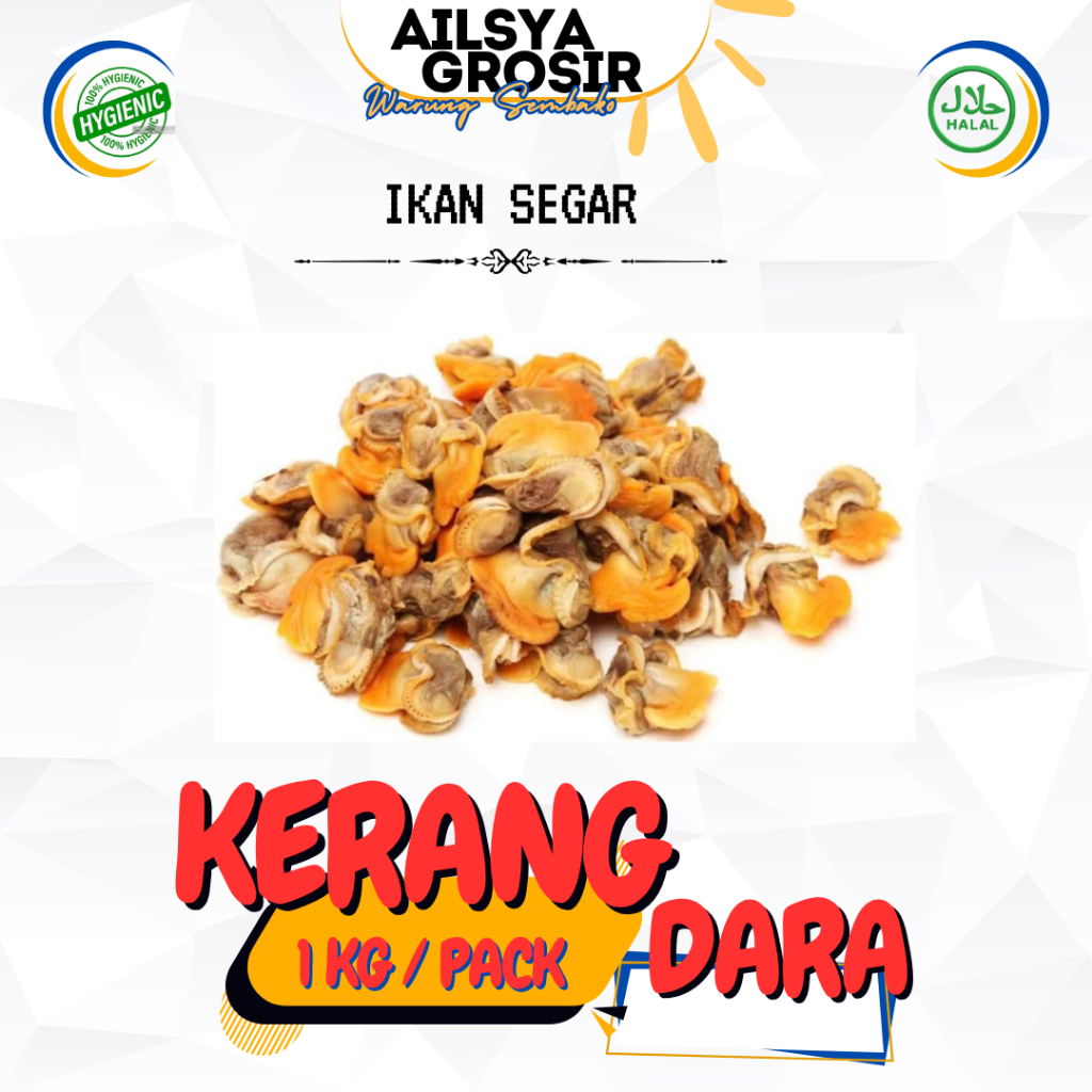 

Kerang Dara Kupas Segar Fresh 1 Kg