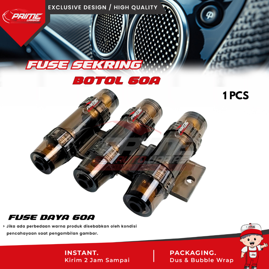 Sekering Audio 60A Fuse Audio 60A Sekring Audio Mobil 60A
