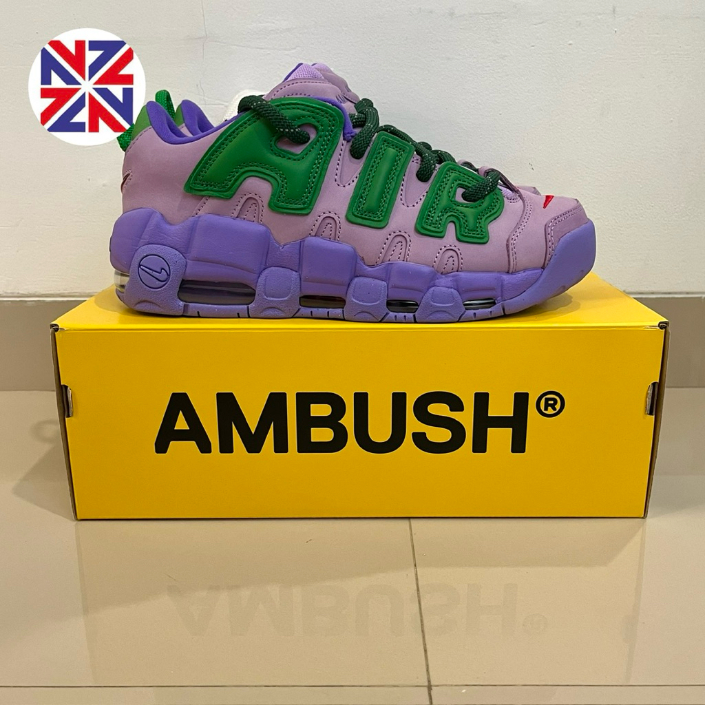 Nike Air More Uptempo Low SP x Ambush Lilac and Apple Green