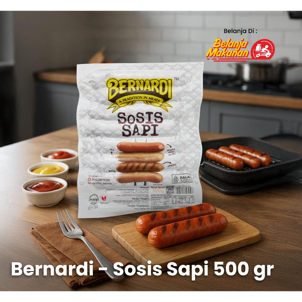

BERNARDI Sosis Sapi 500 gr | 15 pcs