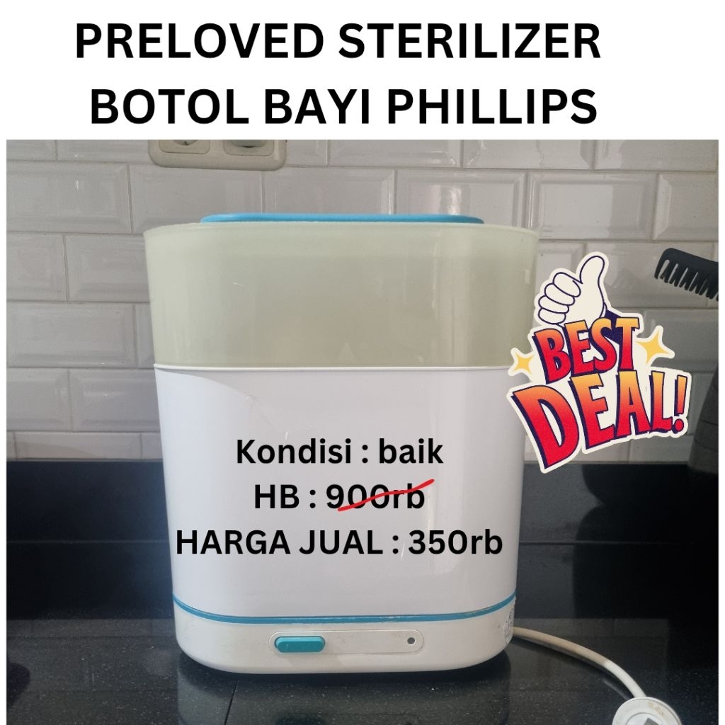 PRELOVED STERILIZER BOTOL BAYI PHILIPS AVENTS