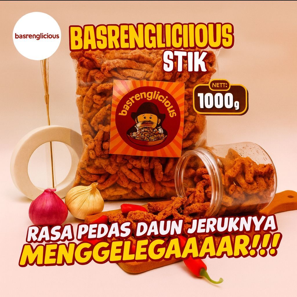 

Basreng Pedas Daun Jeruk Pedas Renyah Snack Pedas Pengiriman CEPAT BASRENG ORI PEDAS