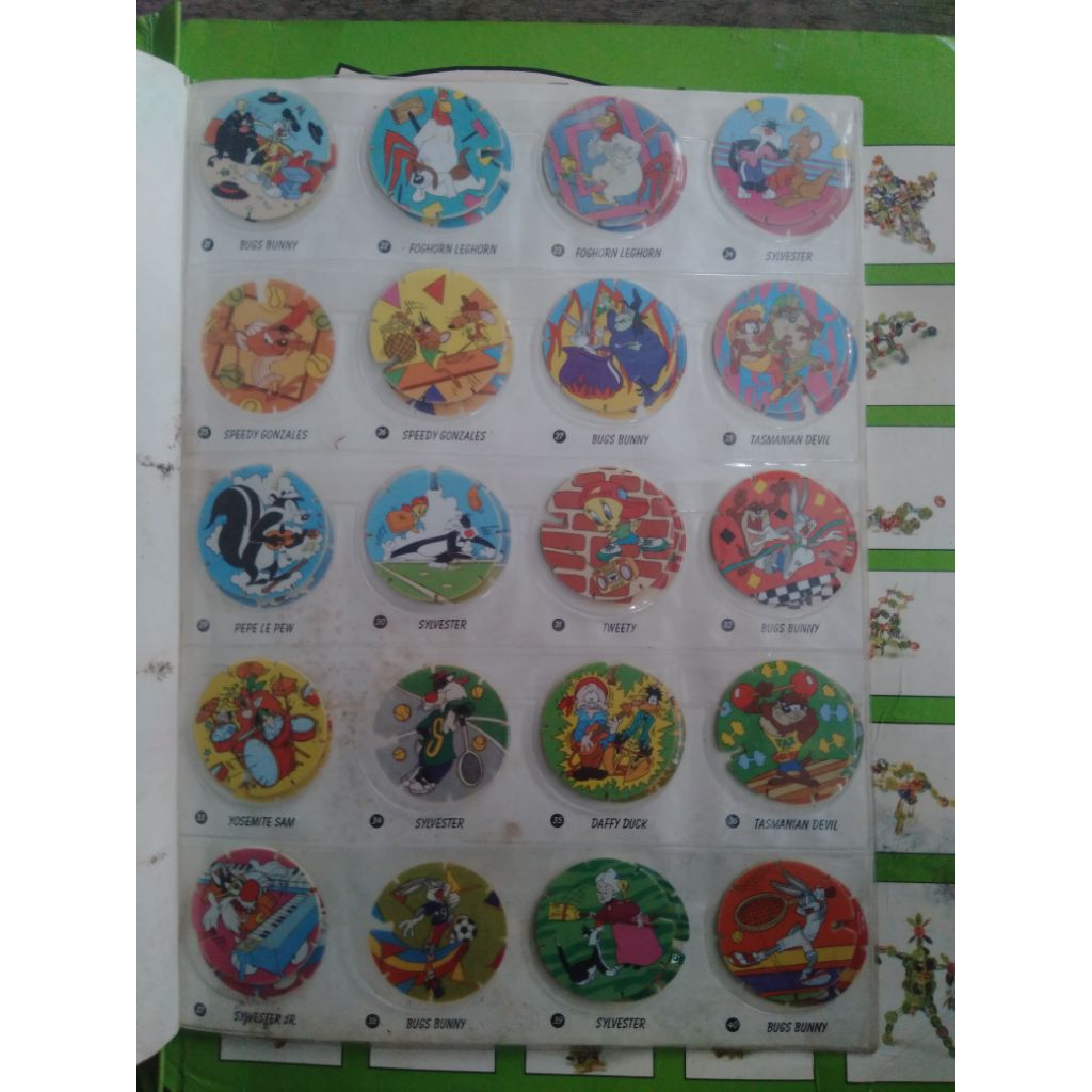 tazos looney tunes 1996 edisi pertama