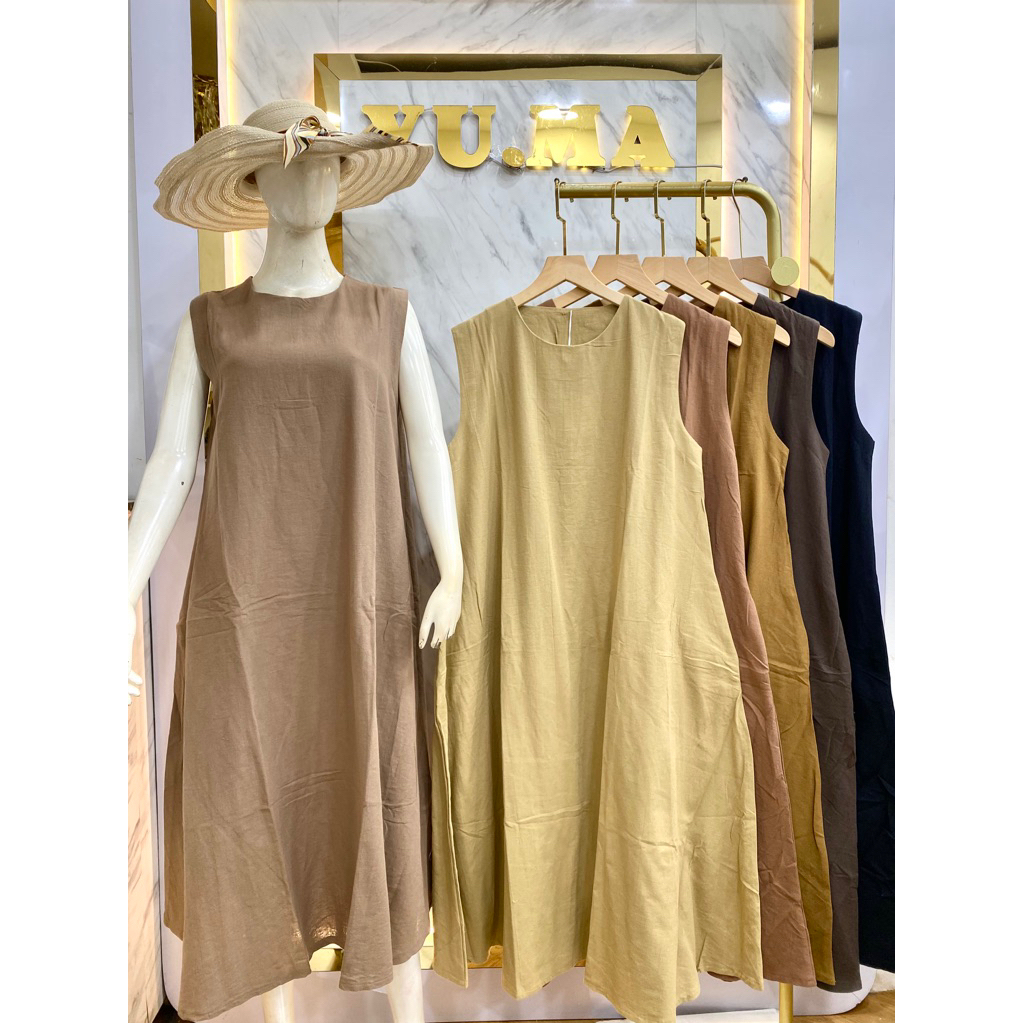 inner yuken linen dress