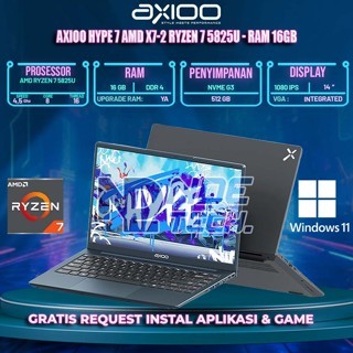 Axioo Hype 7 AMD X7-2 Ryzen 7 5825U