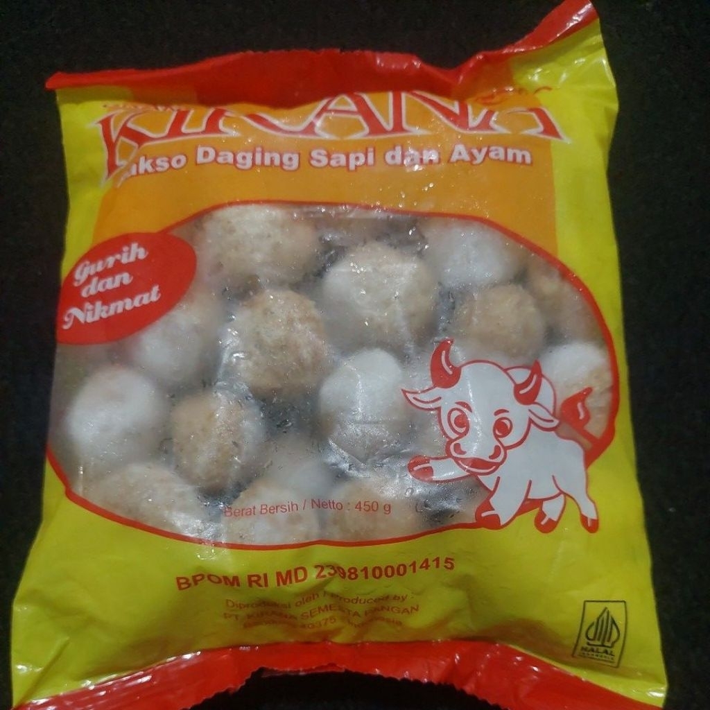 

Bakso KIRANA Bakso daging Sapi dan Ayam