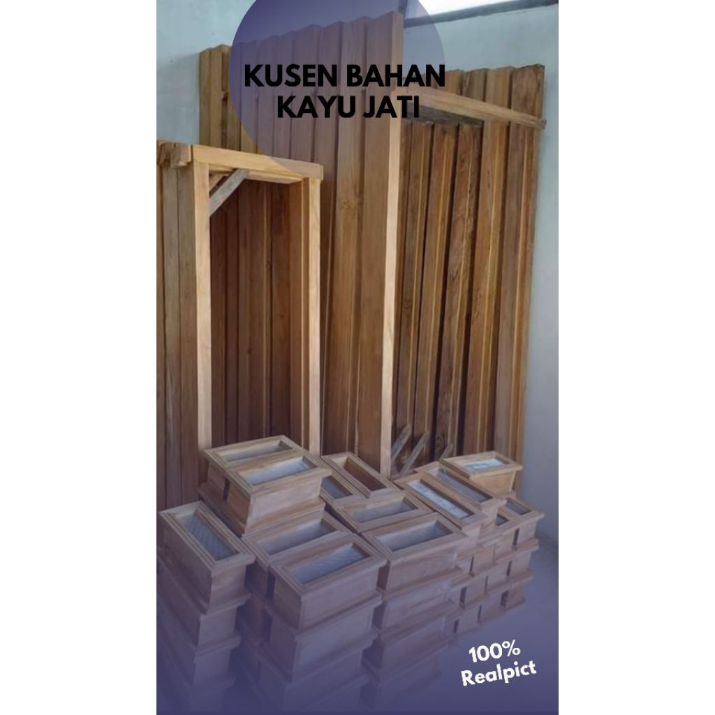 kusen pintu kusen jendela kusen pintu depan kayu jati minimalis murah ready stok kargo