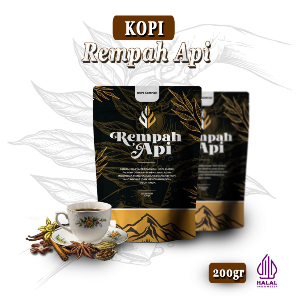 

KOPI REMPAH API JKJ 200GR (2 pcs) TANPA GULA