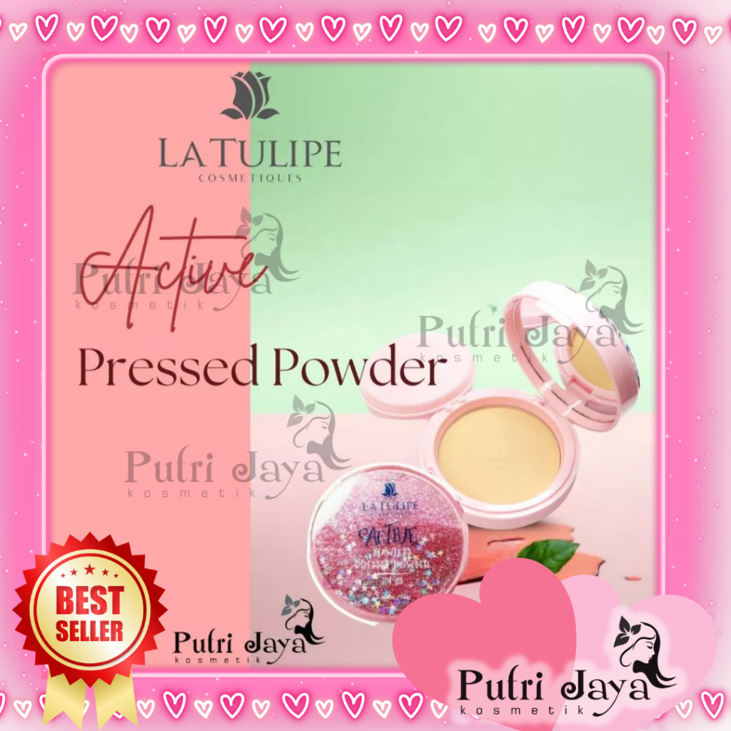 LA TULIPE Active Flawless Pressed Powder SPF23 | Bedak TWC || TERSEDIA REFILL