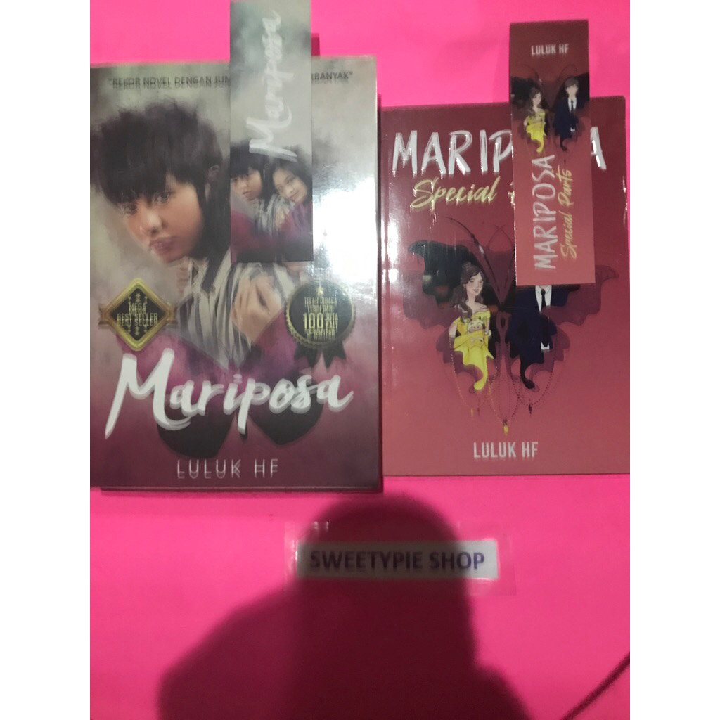 [Original] Novel Wattpad : Mariposa 1 set dengan special partnya - Luluk HF (Preloved/Bekas)