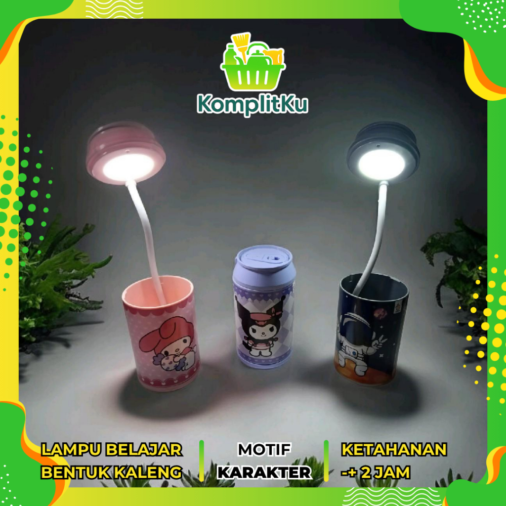 

KomplitKu Lampu Belajar Motif Karakter Bentuk Kaleng Sekolah Belajar School