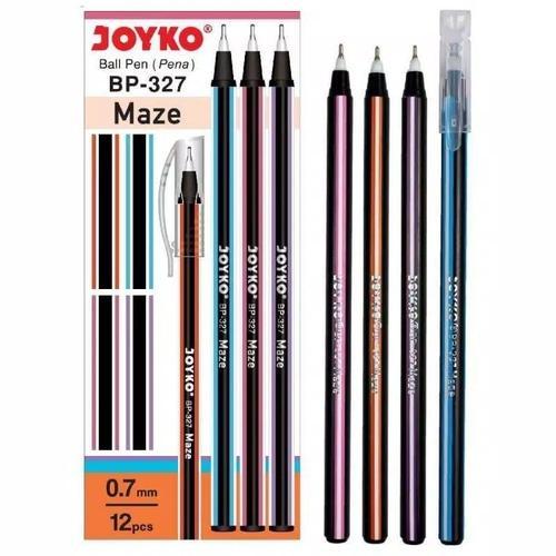 

Joyko 12 PCS Pulpen Joyko Maze Bolpoin Jumbo BP-327