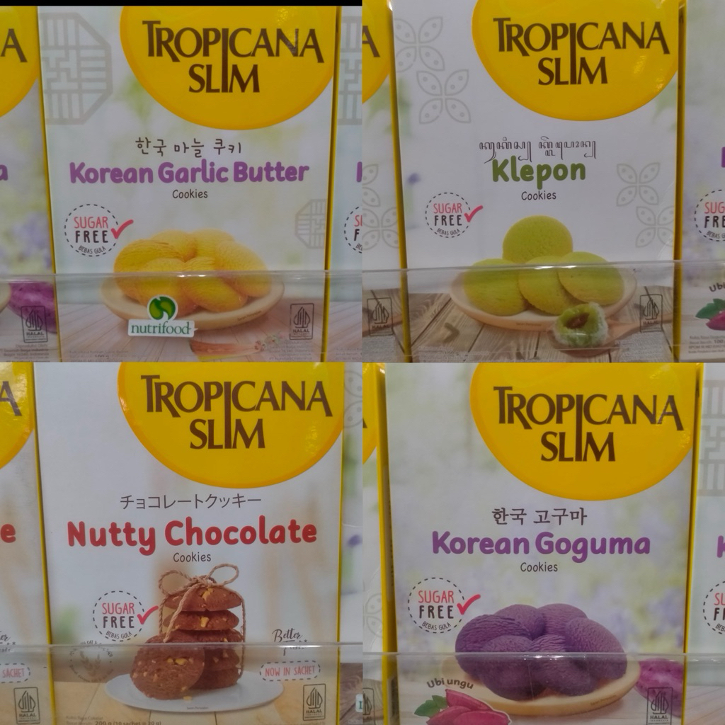 

Biskuit Tropicana Slim Cookies Package 4 Varian