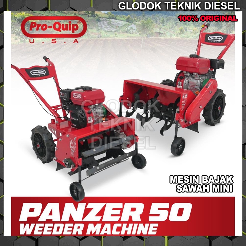 Proquip Mesin Bajak Sawah PANZER50 WEEDER MACHINE Land Cultivator Tiller Weeder Pembajak Penyiang