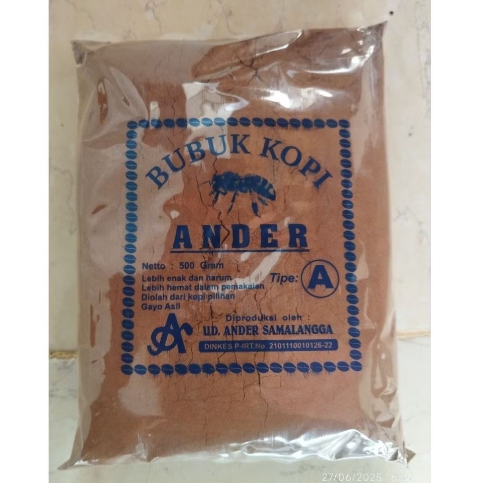 

Harga Spesial Bubuk Kopi Halus Murni Cap Ander