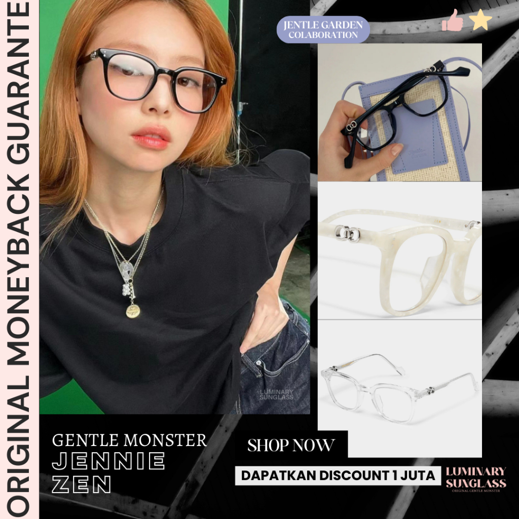 [ORIGINAL] GM Jennie Zen Jentle Garden Edition Sunglasses / Kacamata Hitam / Glasses