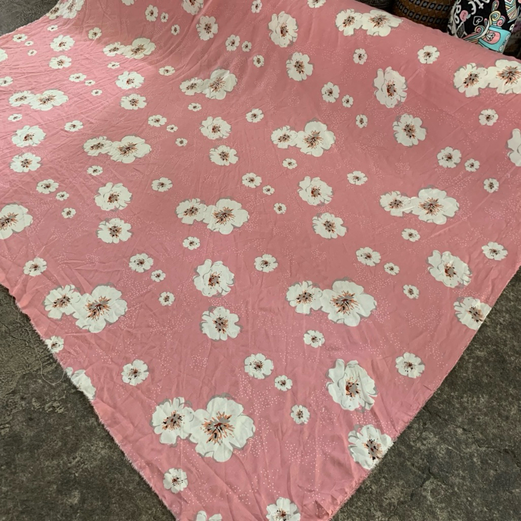 Kain Katun Rayon Viscose Premium | katun rayon | rayon motif | Rayon premium | Daster | Kemeja | Piy