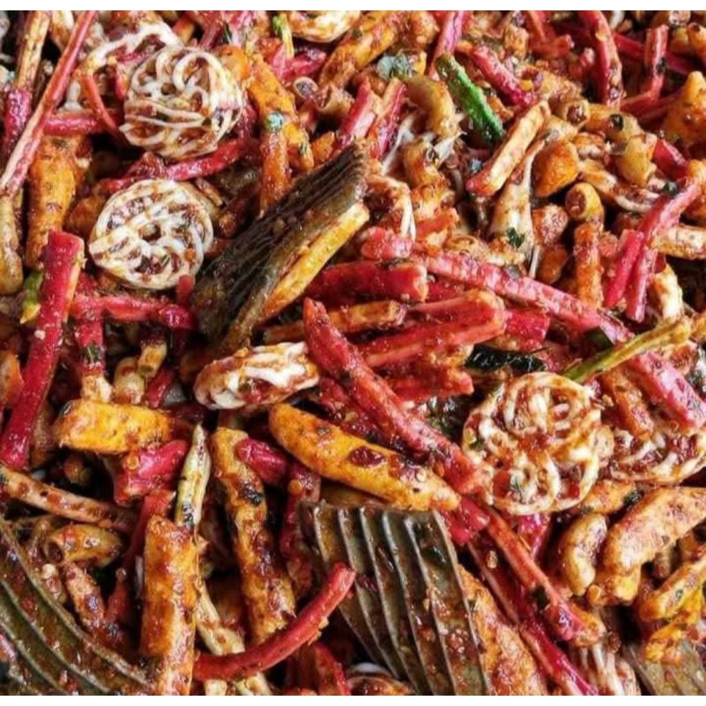 

Seblak kering campur/ Seblak mix aroma daun jeruk kemasan 250 gram