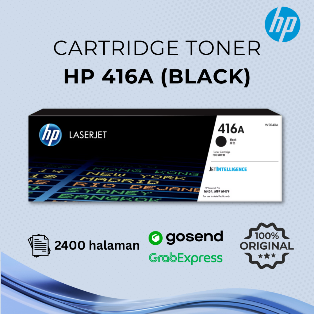 TONER CARTRIDGE HP 416A BLACK ORIGINAL