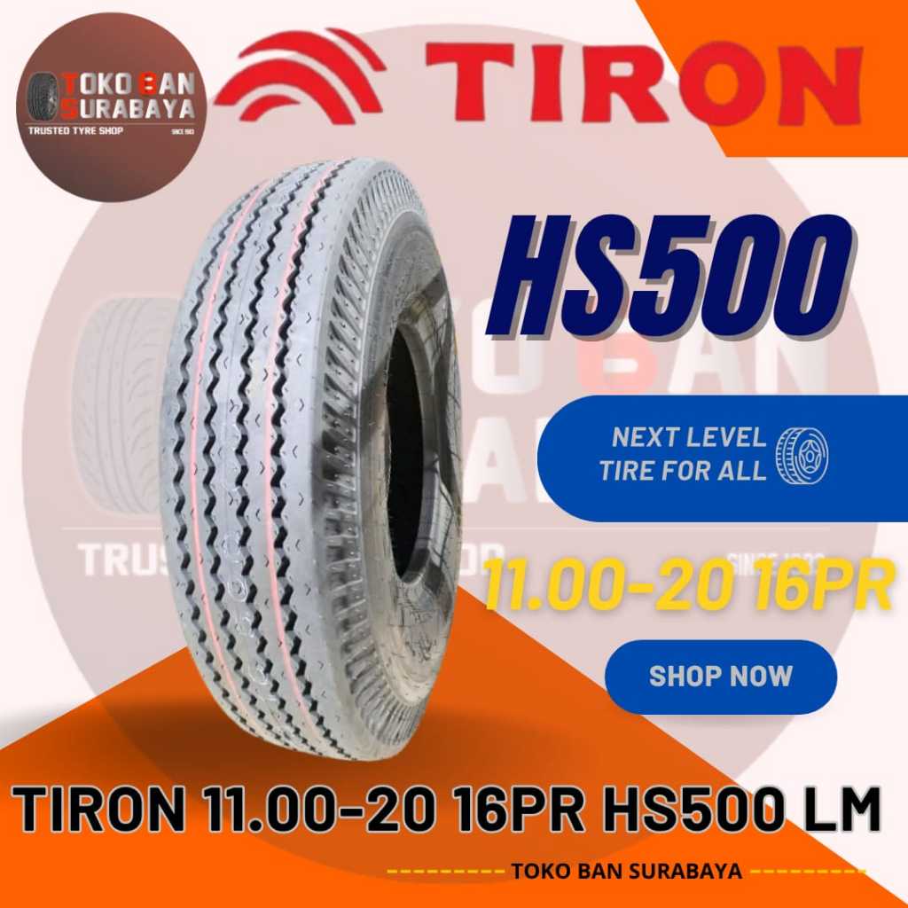 Ban Truk TIRON 11.00-20 16PR HS500 LM 1100-20 1100/20 11.00/20 1100R20 11.00 1100 R 20 R20 16 PR
