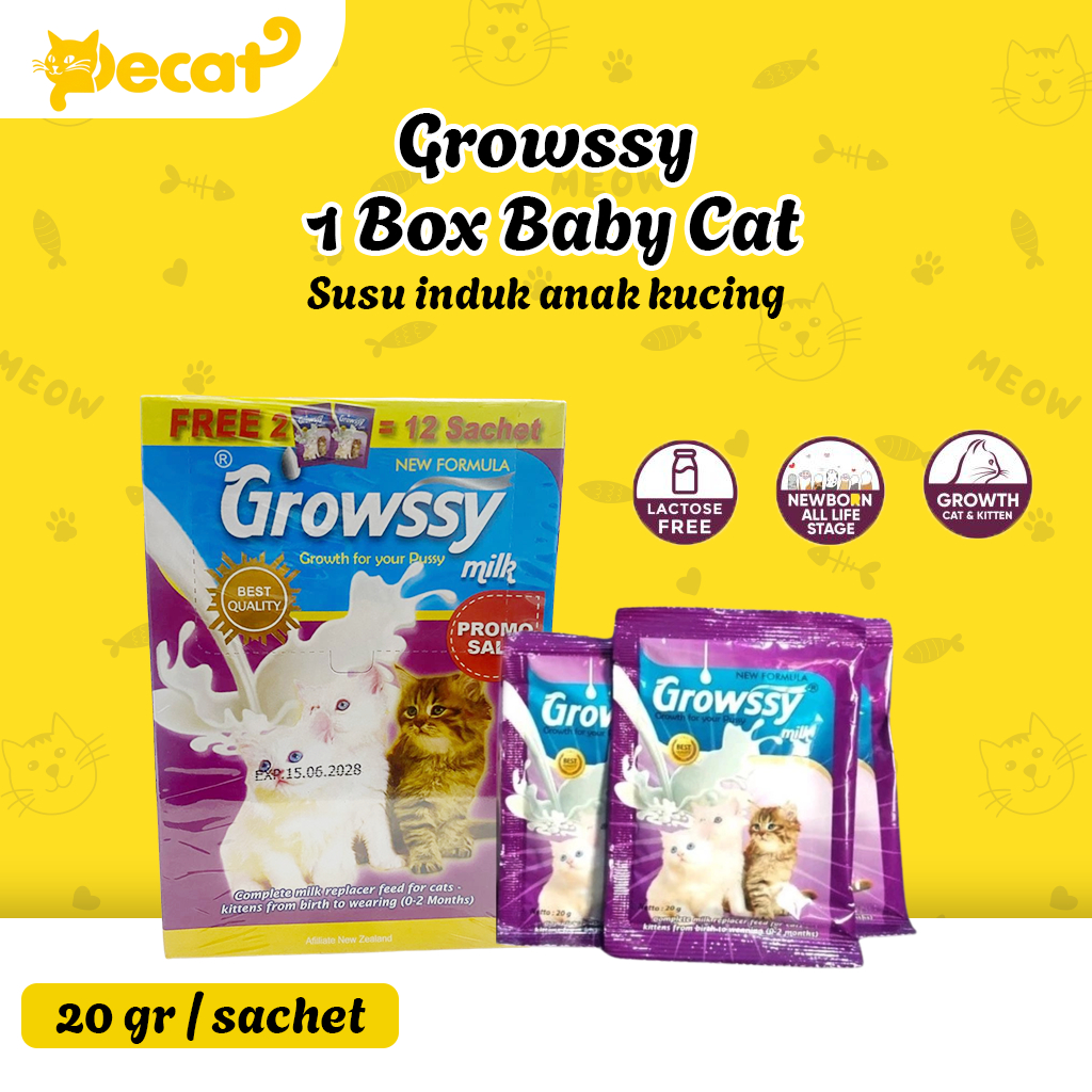 

Susu Growssy Kucing Per Sachet
