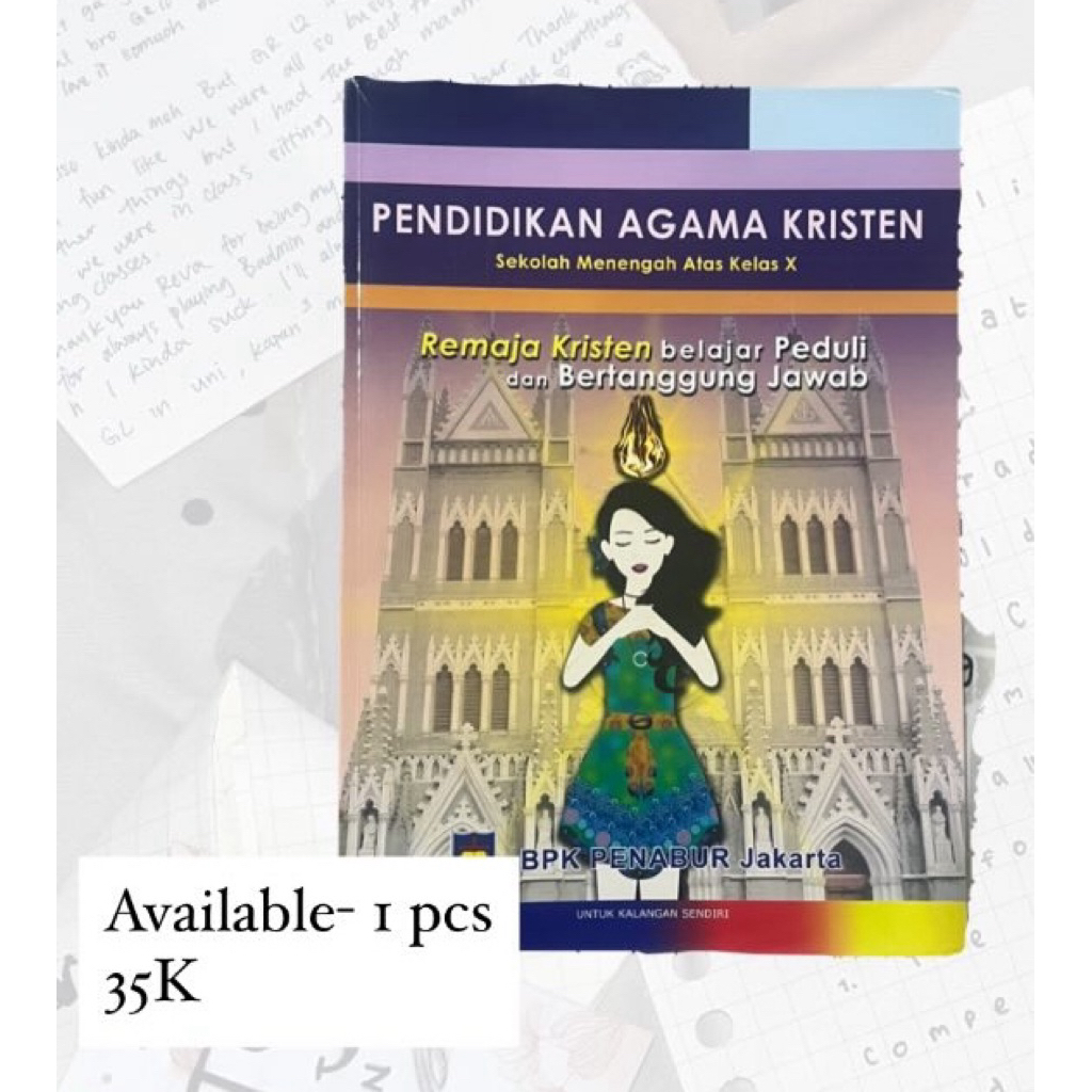 Pendidikan Agama Kristen SMA Kelas X - BPK Penabur Jakarta