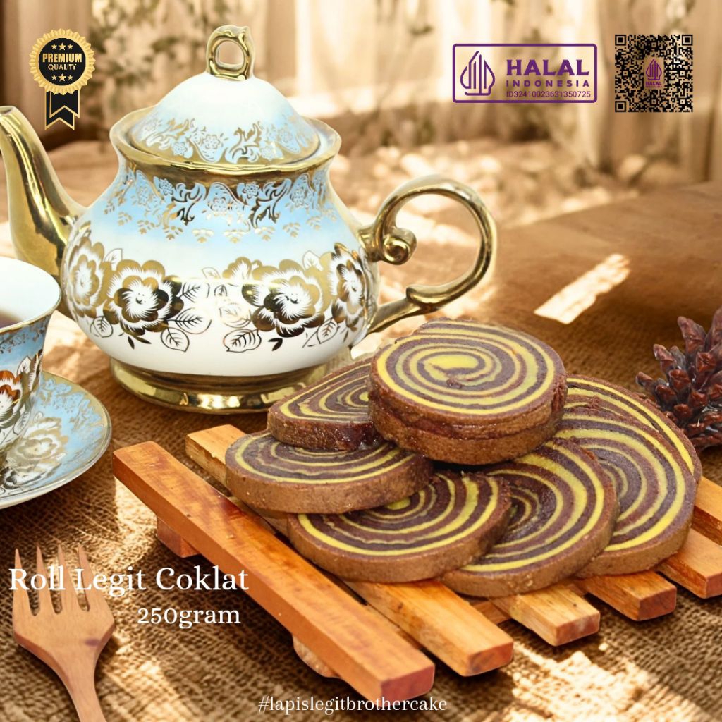 

ROLL LAPIS LEGIT SLICE COKLAT WISMAN PREMIUM QUALITY 250gram