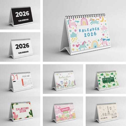 

KALENDER 2026 / KALENDER MEJA A6 / KALENDER MEJA AESTHETIC / KALENDER KANTOR KALENDER DUDUK