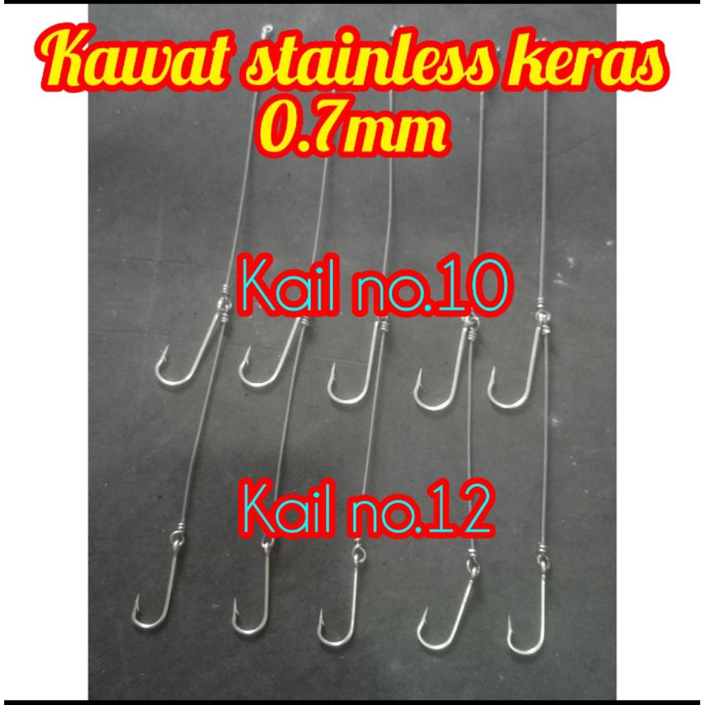 konceran rangkaian pancing untuk ikan gigi tajam kotrekan ranggung lingara