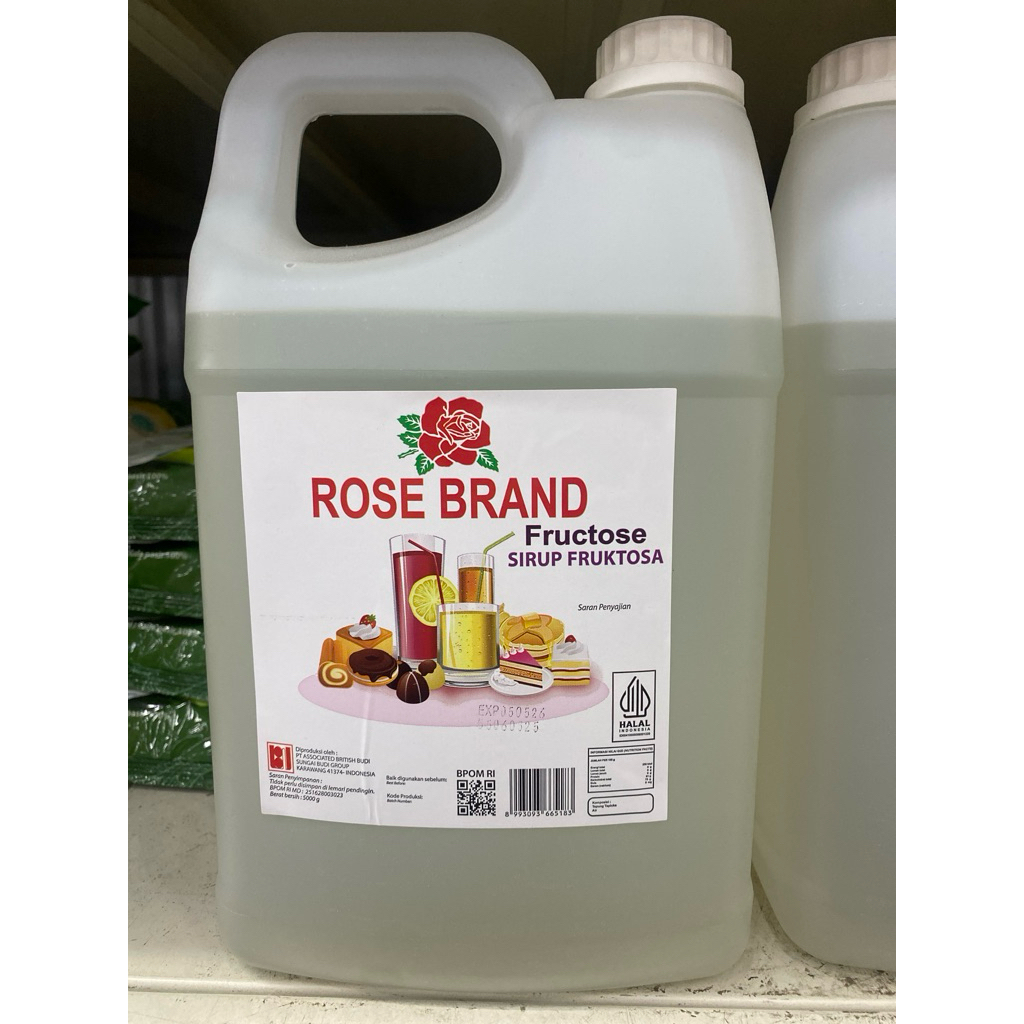 

Gula Cair Fructose merk Rose Brand 5 kg