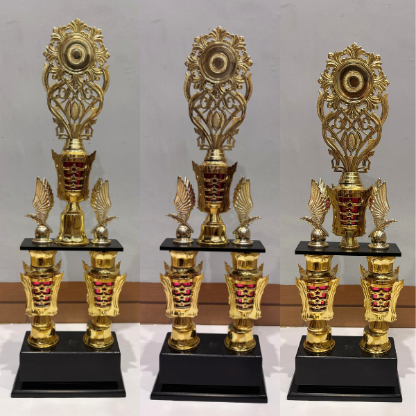 Trophy / Piala Kaki 2 Mini Kayu Part PG