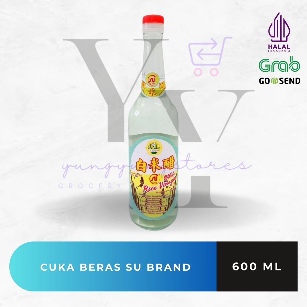 

Cuka Beras / White Rice Vinegar SU Brand Narcissus 600 ml