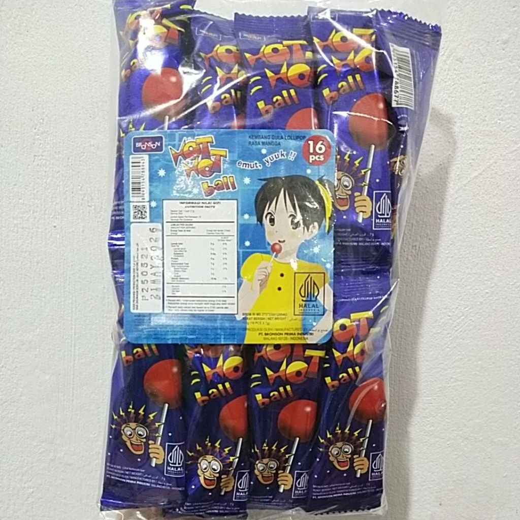 

Permen Hot Hot Ball isi 16 pcs