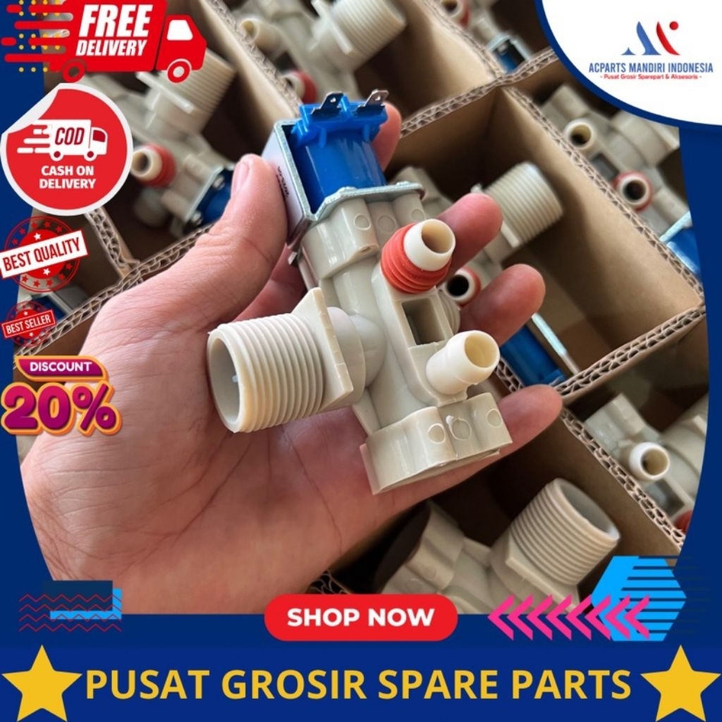 MESIN CUCI LG INVERTER 12V DC SELENOID INLET MESIN CUCI TOP LOADING