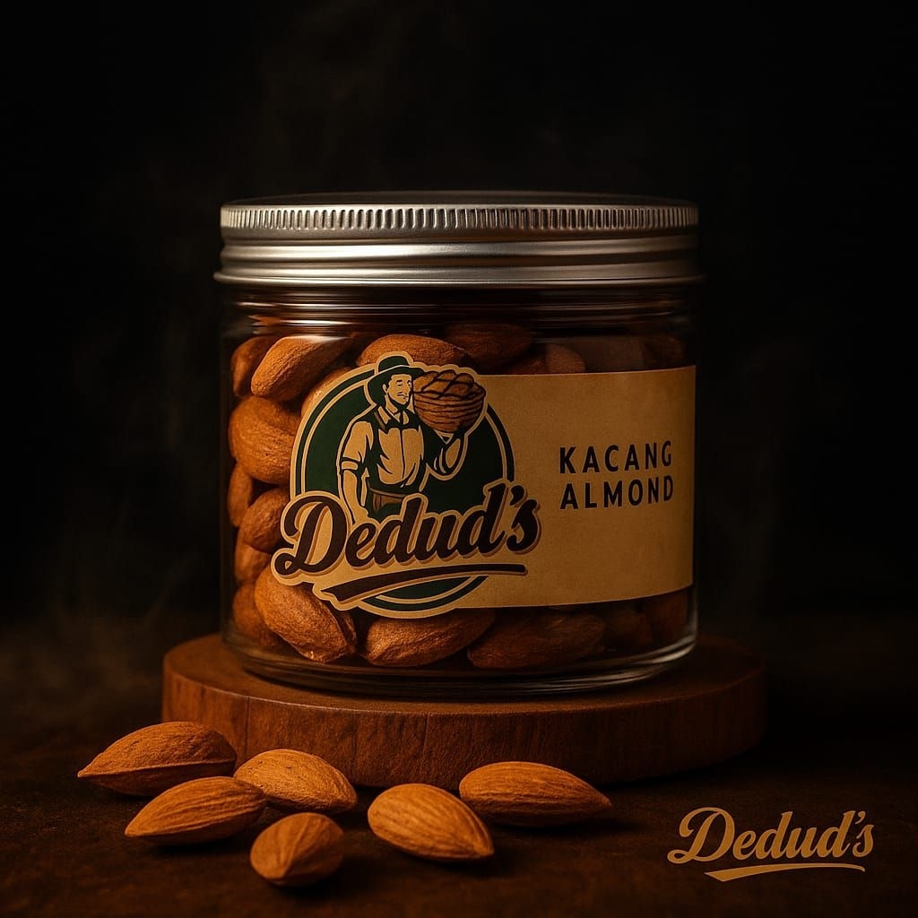 

DEDUD'S Kacang Almond Panggang dengan Cangkang