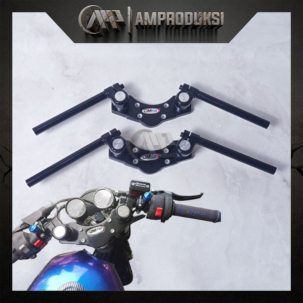 STANG JEPIT PLUS DUDUKAN MOTOR / STANG JEPIT MOTOR / STANG JEPIT VIXION / STANG JEPIT CB150R / STANG