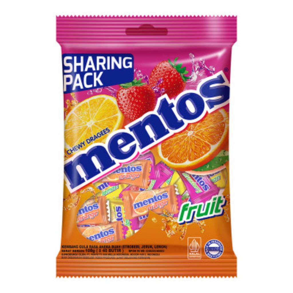 

PERMEN MENTOS 125GRAM 1 pack