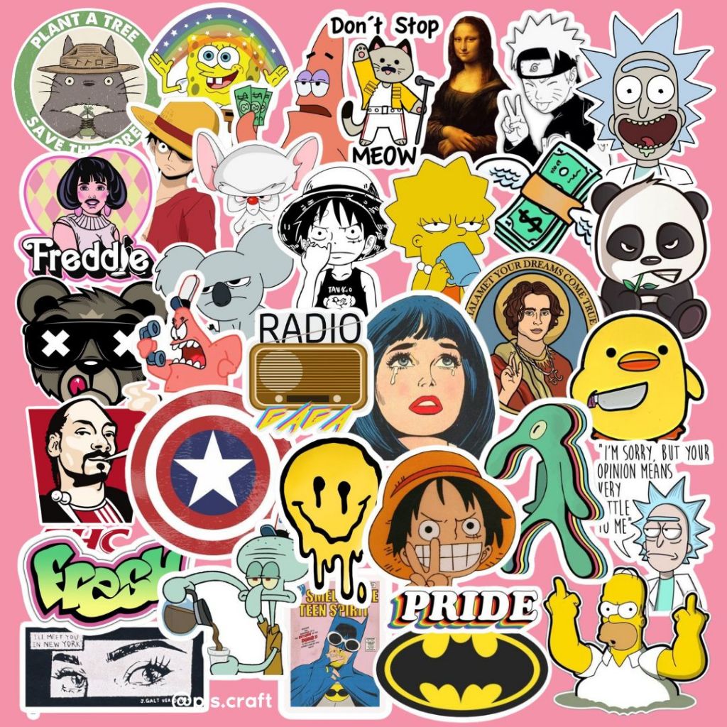 

STIKER DECORATION SCRAPBOOK HYPBEAST SERIES