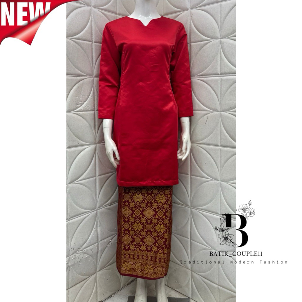 STELAN KEBAYA KURUNG MELAYU -KEBAYA JUMBO - KEBAYA KURUNG SITI NURBAYA - KEBAYA KURUNG