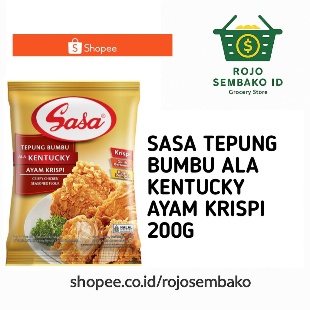 

SASA TEPUNG BUMBU ALA KENTUCKY AYAM KRISPI 200G