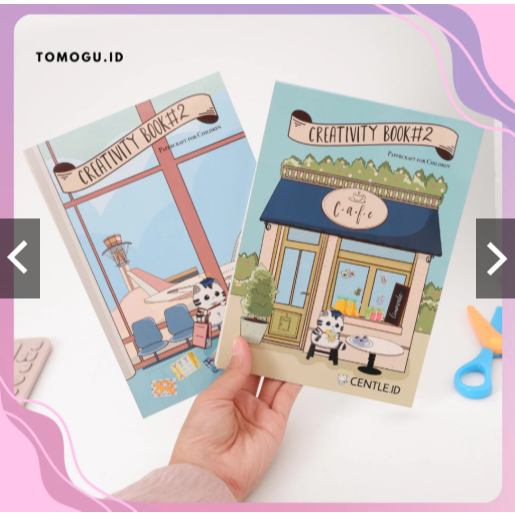 

Buku Papercraft Origami Creativity Book #2 Travel Edition Kertas Lipat Gunting Mainan Anak