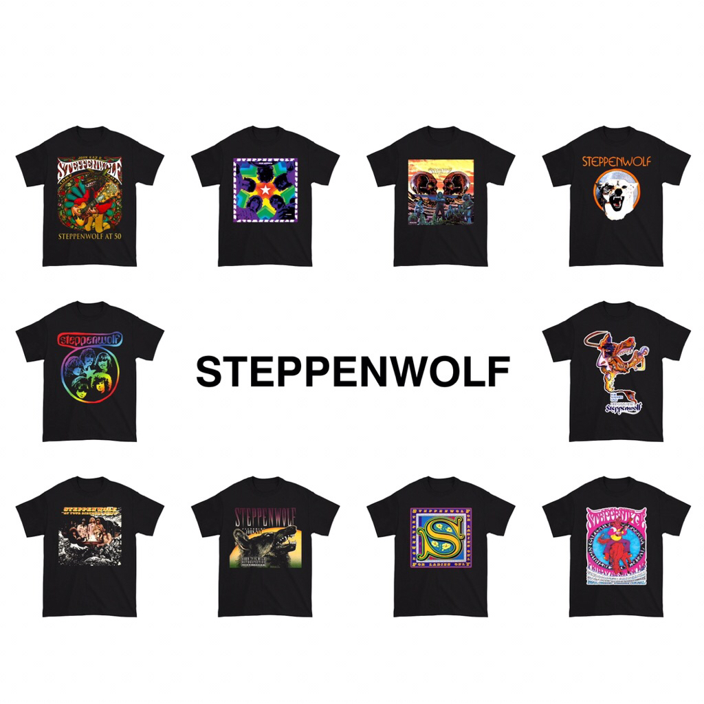 Kaos Steppenwolf Band Music | Baju Steppenwolf Band Musik | Kaos Band Steppenwolf Music | Baju Band 