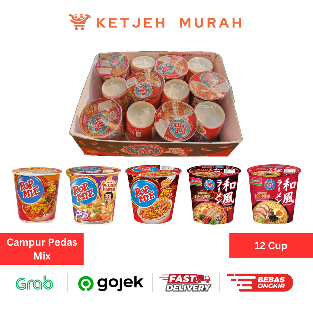 

Pop Mie Mie Instant Cup Jumbo Pedas MIX Campur Sesuka Hati 1 Dus isi 12 Cup [Tulis di Note Catatan Pelanggan]