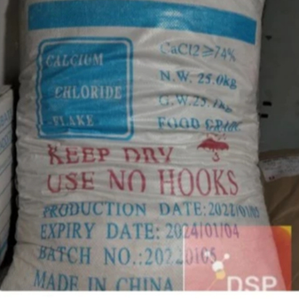 

Calcium Chloride Flakes / Kalsium Klorida Food Grade Ex. RRT 1Kg / Powder Makanan Cake Pastry Sayur Minuman Jus Bahan