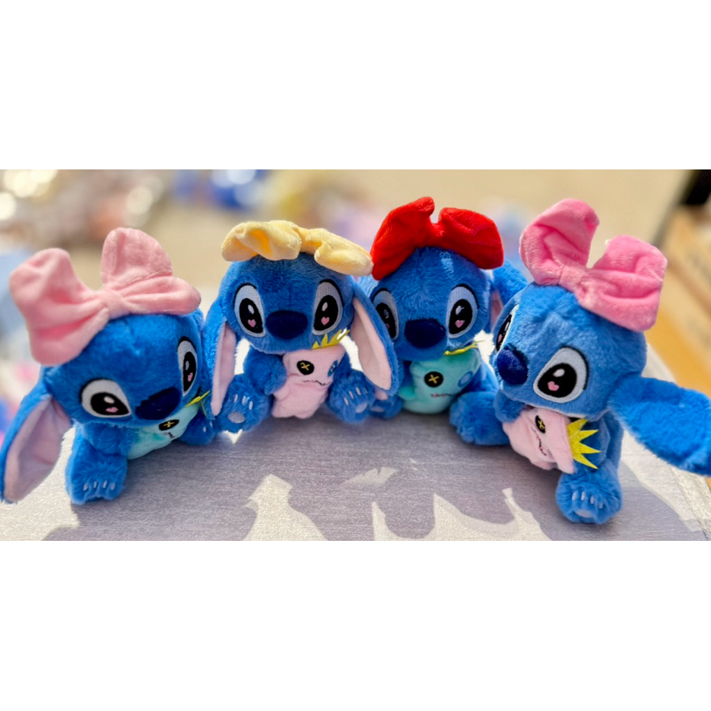 GANTUNGAN KUNCI BONEKA STITCH RIBBON AW 0603140