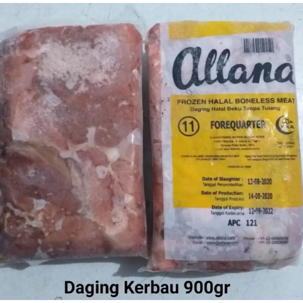 

daging kerbau 900grm
