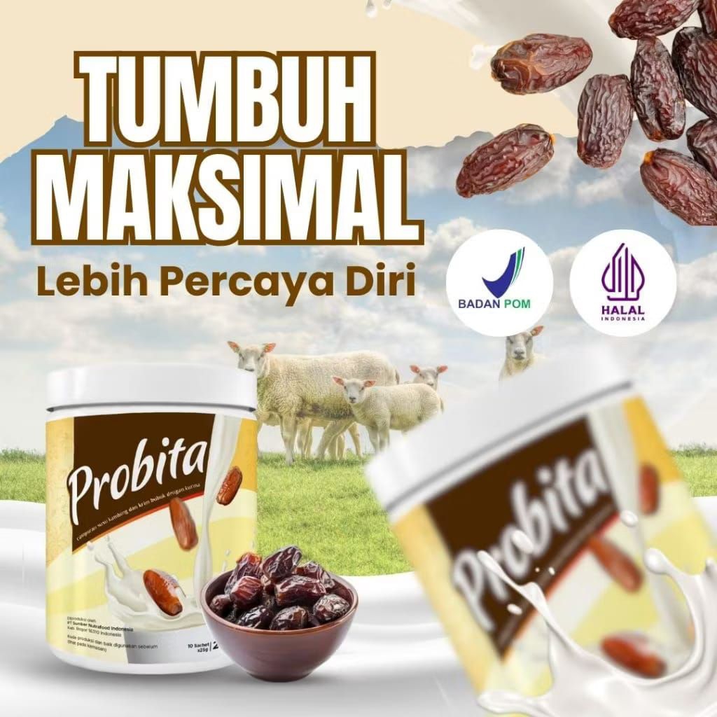 

PROBITA - SUSU KURMA PENINGGI BADAN AMPUH. UNTUK REMAJA & DEWASA-BPOM HALAL
